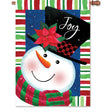 28 in. Flag - Snowman Joy
