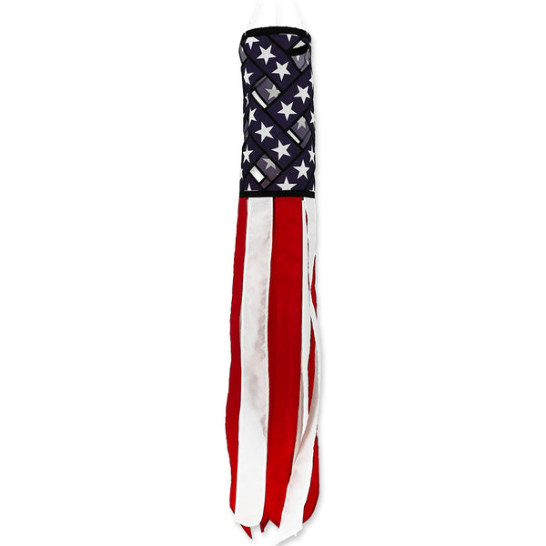 43 in. Windsock - Patriotic Lattice