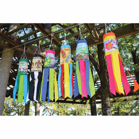 28 in. Windsock - Fleur De Lis