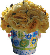 Flower Pot Cover - Garden Blooms