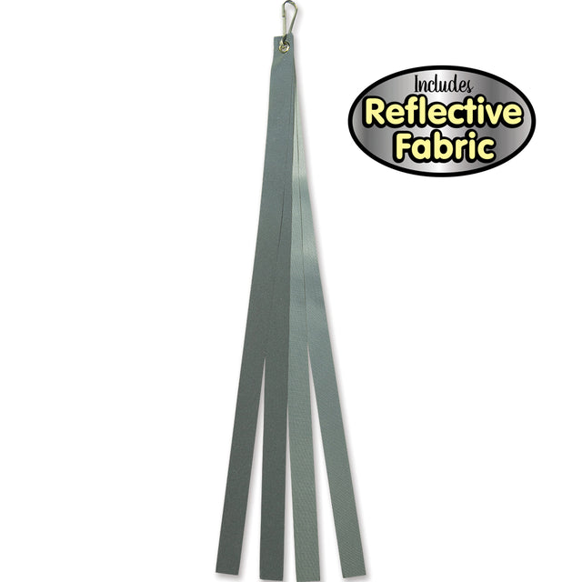 12 in. Reflective Tassel for Bike Flags - 4 Strands