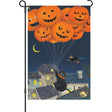 12 in. Flag - Black Cat with Balloons