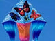 6.5 ft. Flo-Tail Delta Kite - Butterflies