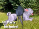 Deluxe Petite Spinner -  Black Pug