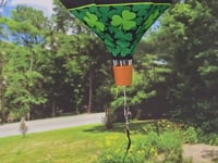 19 in. Pop-Open Hot Air Balloon - Shamrocks