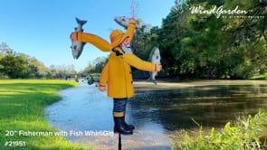 20 in. WhirliGig Spinner - Fisherman with Fish