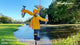 20 in. WhirliGig Spinner - Fisherman with Fish