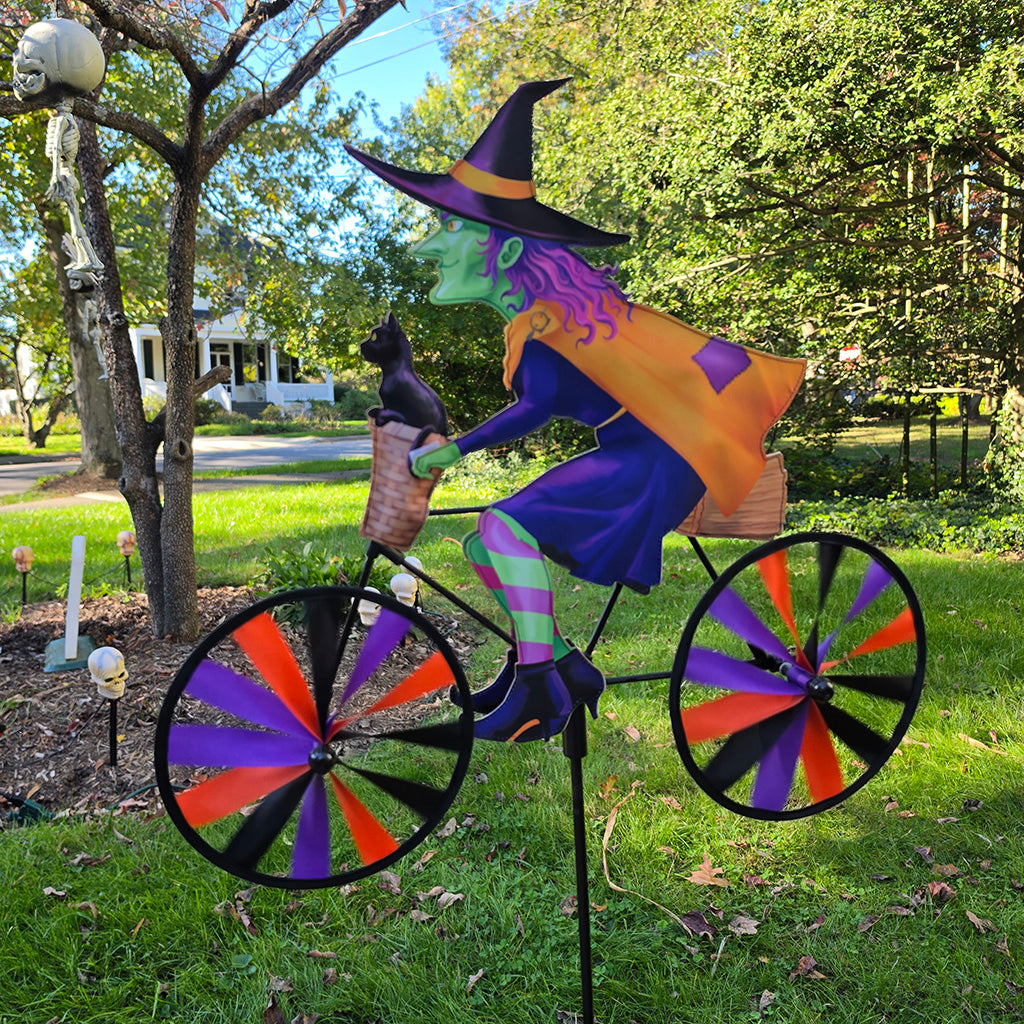 20 in. Bike Spinner - Witch