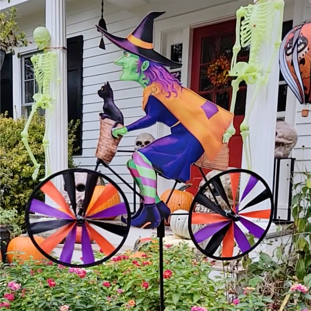 20 in. Bike Spinner - Witch