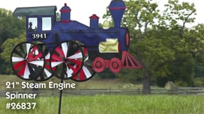 21 in. Steam Engine Spinner