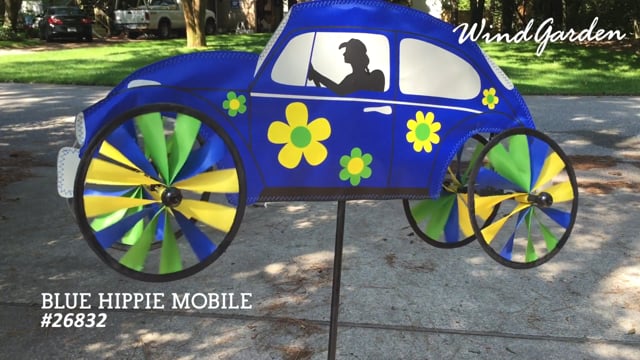 22 in. VW Hippie Mobile Spinner - Blue