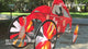 22 in. VW Hippie Mobile Spinner - Red
