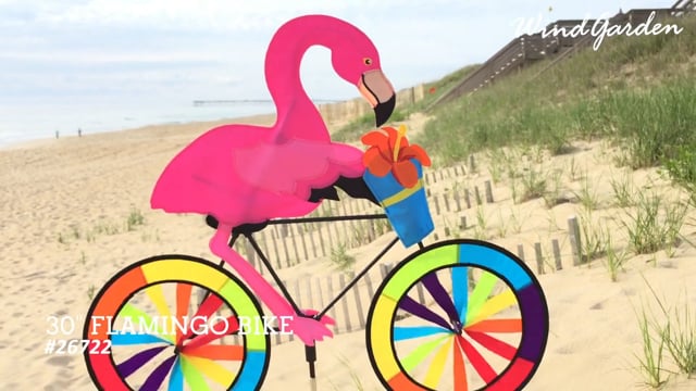 30 in. Bike Spinner - Flamingo