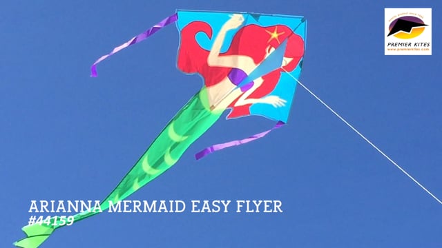 Large Easy Flyer Kite - Arianna Mermaid