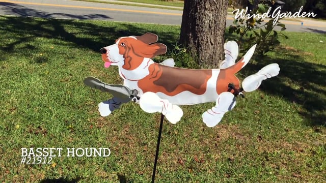 WhirliGig Spinner - 18.5 in. Basset Hound
