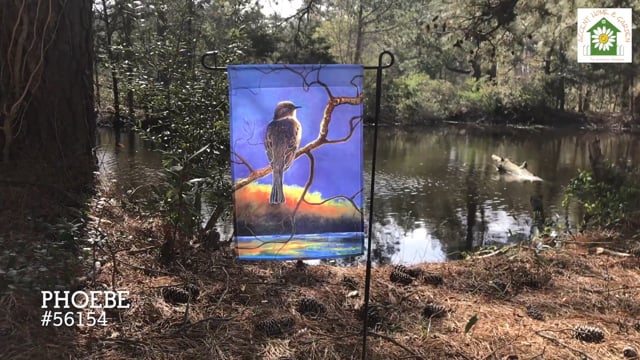 12 in. Flag - Phoebe