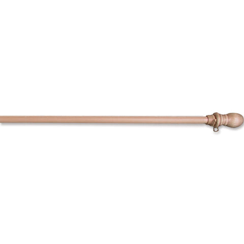 60 in. Wood Pole w/ Rotating Sleeve