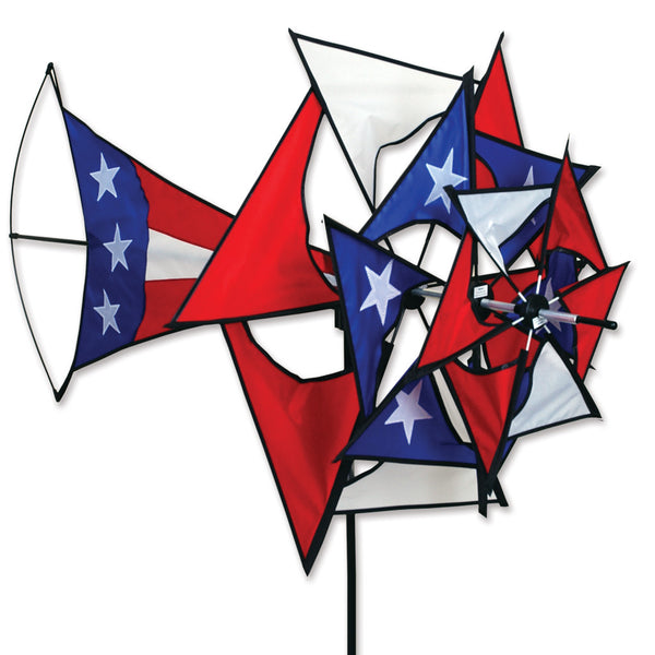 Large Patriotic Windmill