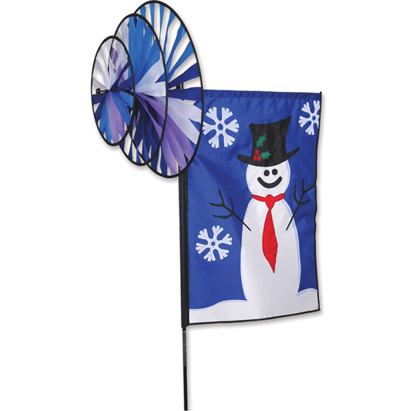 Triple Spin Banner - Snowman