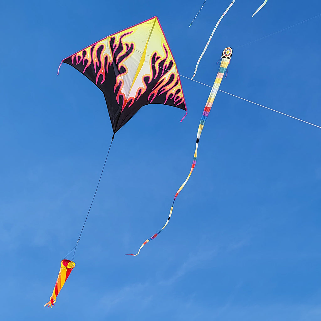 Gyro Delta Kite - Flames