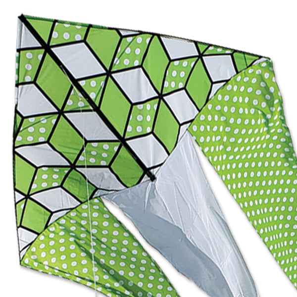 6.5 ft. Flo-Tail Delta Kite - Green