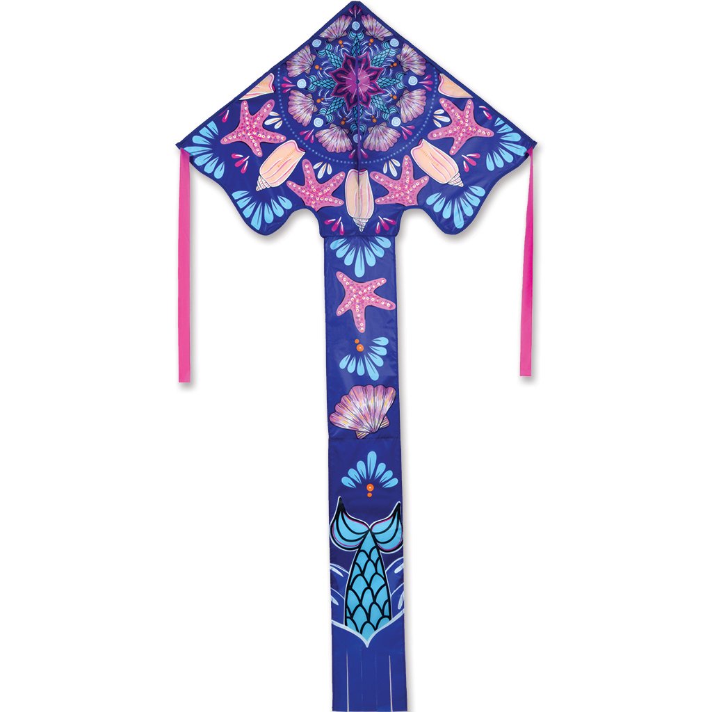 Lg. Easy Flyer Kite - Mermaid Mandala