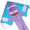 Large Easy Flyer Kite - Girly Sock Monkey