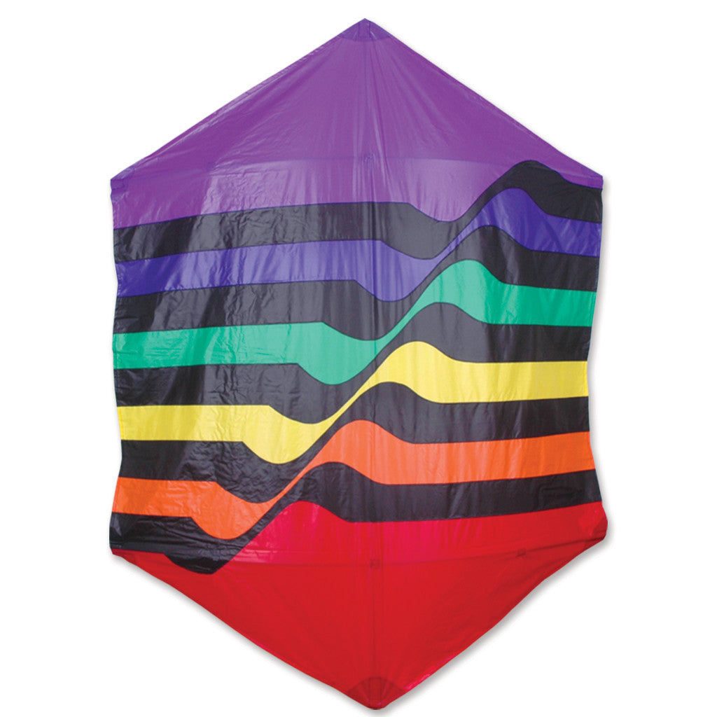 Rokkaku Kite - Rainbow Ripple