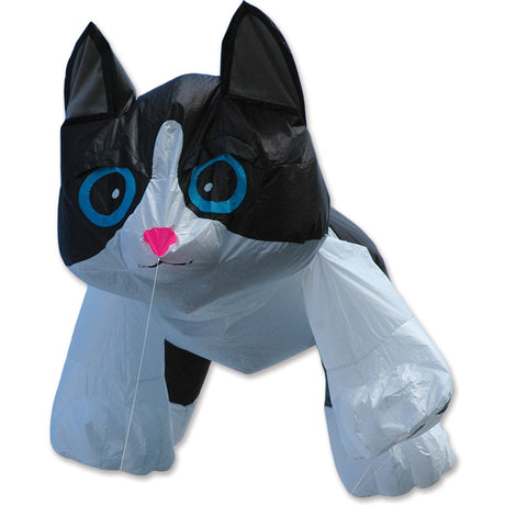 4 ft. Black & White Kitten Line Device for Kites