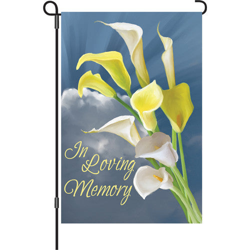 12 in. Flag - In Loving Memory