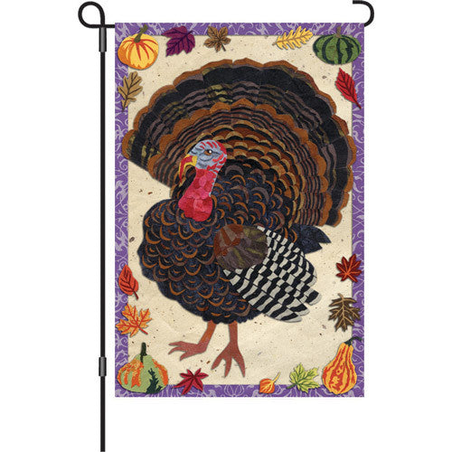 12 in. Flag - Textured Turkey