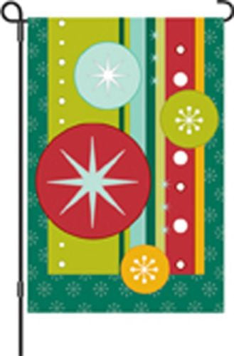 12 in. Flag - Retro Christmas