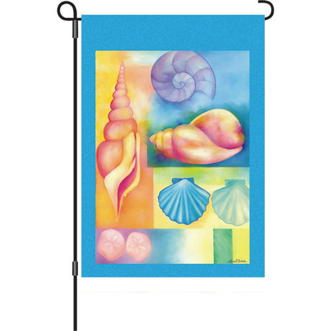 12 in. Flag - Seashells