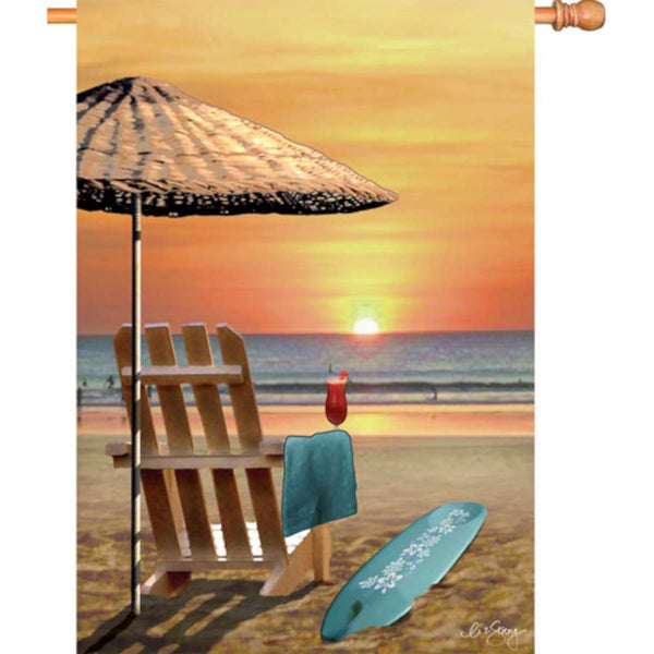 28 in. Flag - Bali Sunset