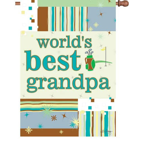 28 in. Flag - Best Grandpa