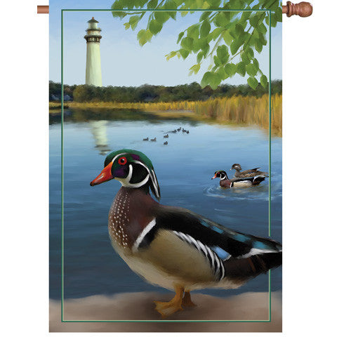 28 in. Flag - Wood Ducks