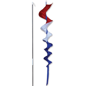 SoundWinds David Ti Medium Fusilli Spinning Bike Windsock - Patriotic