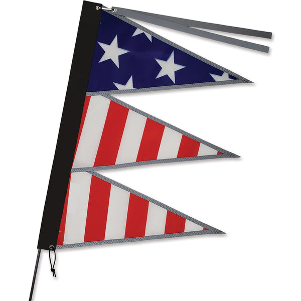 Tri-Stack Bike Flag - Patriotic