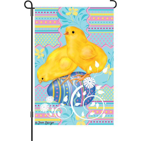 12 in. Flag - Easter Chicks