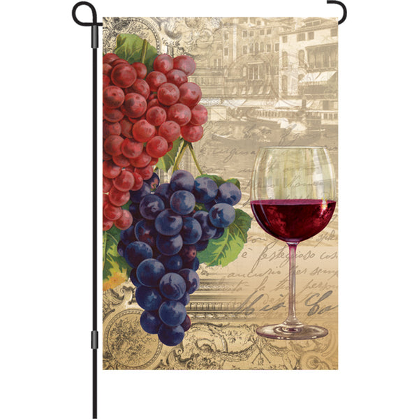 12 in. Flag - Vintage Wine