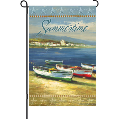 12 in. Flag - Summertime Boats