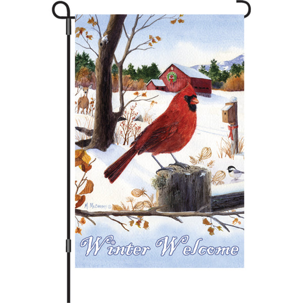 12 in. Flag - Cardinal Morning