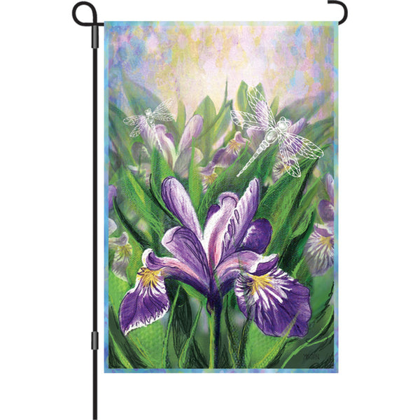 12 in. Flag - Blue Iris