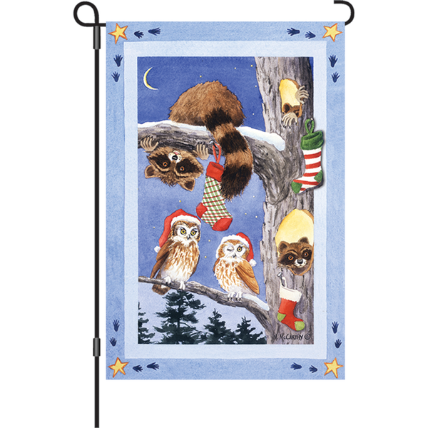 12 in. Flag - Woodland Stocking