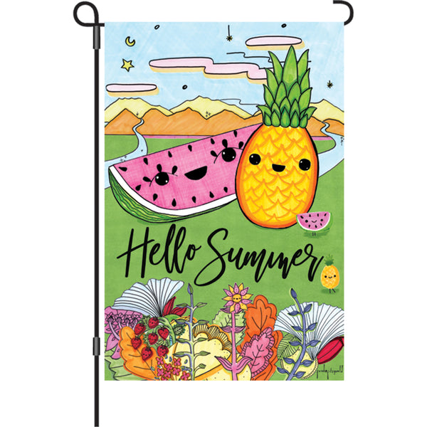 12 in. Flag - Hello Summer