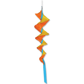 SoundWinds Small Fusilli Spinning Windsock - Yellow