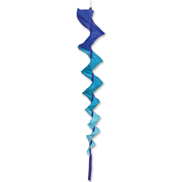 SoundWinds David Ti Large Fusilli Spinning Windsock - Blue