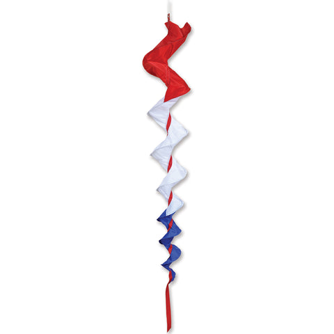 SoundWinds David Ti Large Fusilli Spinning Windsock - Patriotic