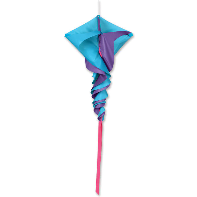 SoundWinds Small Rotini Spinning Windsock - Purple Blue