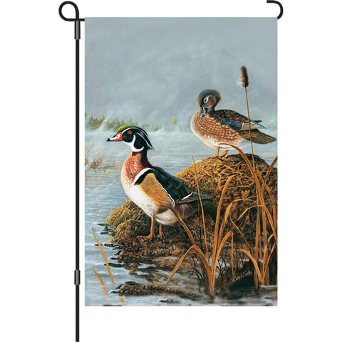 12 in. Flag - Steamy Wood Ducks